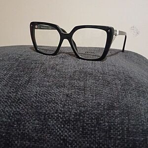 Prada Black Cat-Eye Women's Glasses